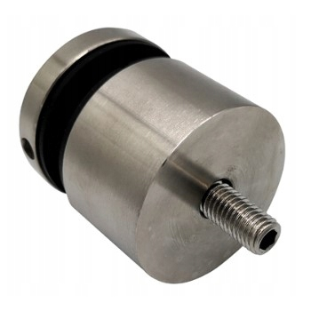 ROTULA FI 50x30 mm INOX SATYNA UCHWYT DO SZKŁA SZYBY BALUSTRADY PUNKTOWY