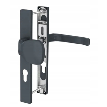 Gałko klamka do furtki bramy drzwi roz 90 ANTRACYT