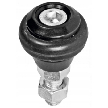 Rolka prowadząca do bramy przesuwnej fi 42 mm Gumowana gwint M12