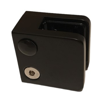N01.45K1.ZXM.9005 Uchwyt do szkła 45x45x26 mm, czarny mat