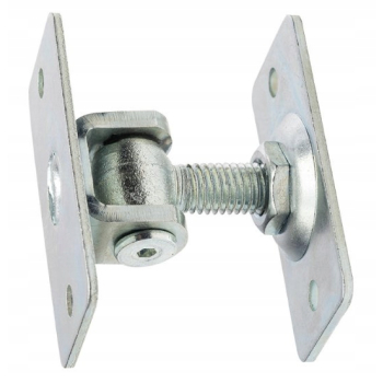 Zawias dwustronny Regulacja M12 brama furtka podstawa 74x38 ocynk