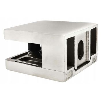 UCHWYT DO SZKŁA SZYBY BALUSTRADY INOX 45x45 płaski słupek z podporą