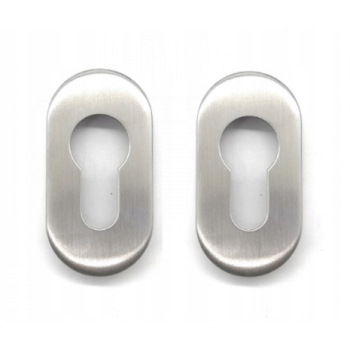 Szyld nierdzewny owalny INOX